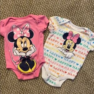 Disney Baby “Minnie Mouse” onesies